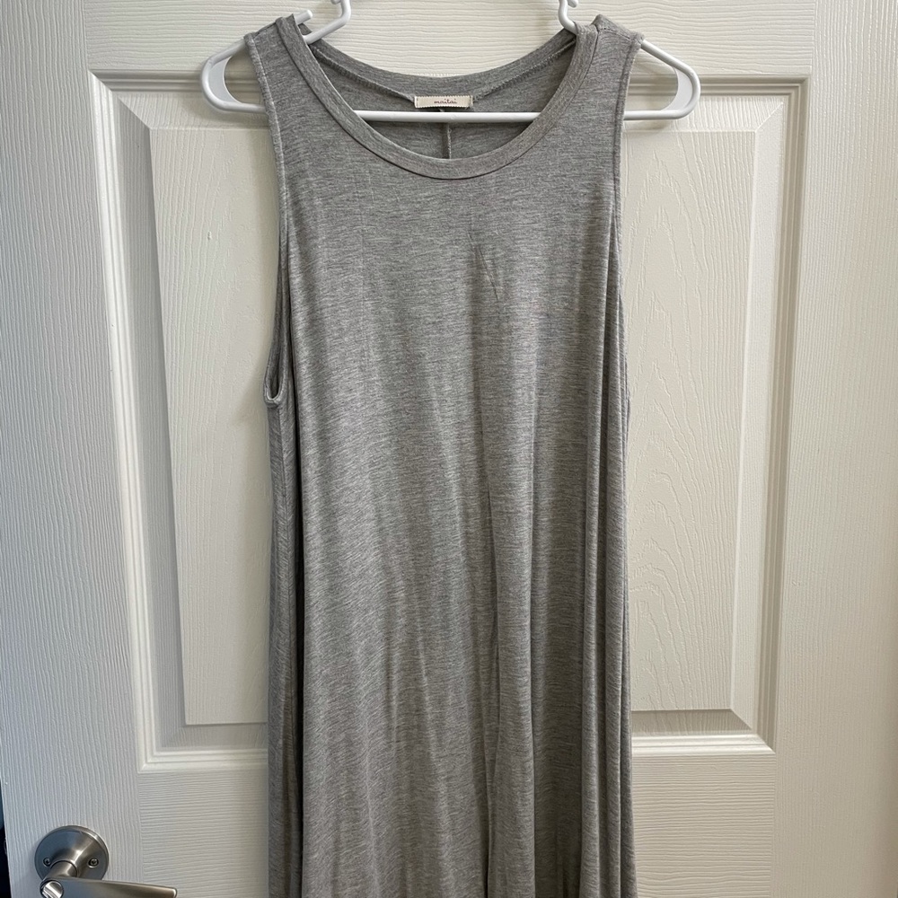 Gray Casual Tanktop Dress